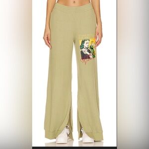 Boys Lie Olive Green Waffle Knit Joggers with Color Pop Patch